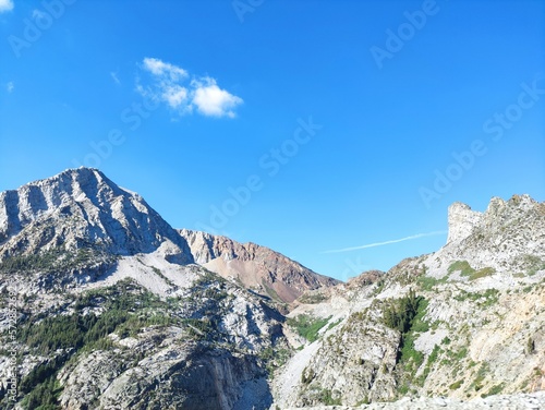 landscape in the mountain with blue sky © Davide