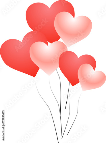 heart shaped balloons © FemilaJ