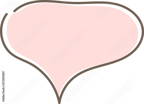 hand drawn speech bubbles