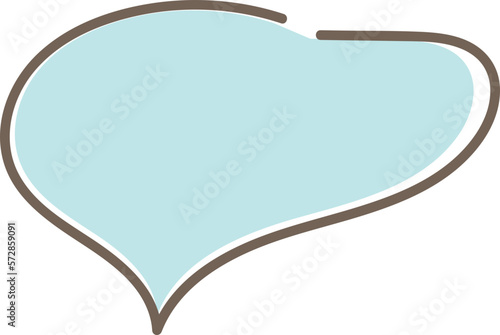 hand drawn speech bubbles