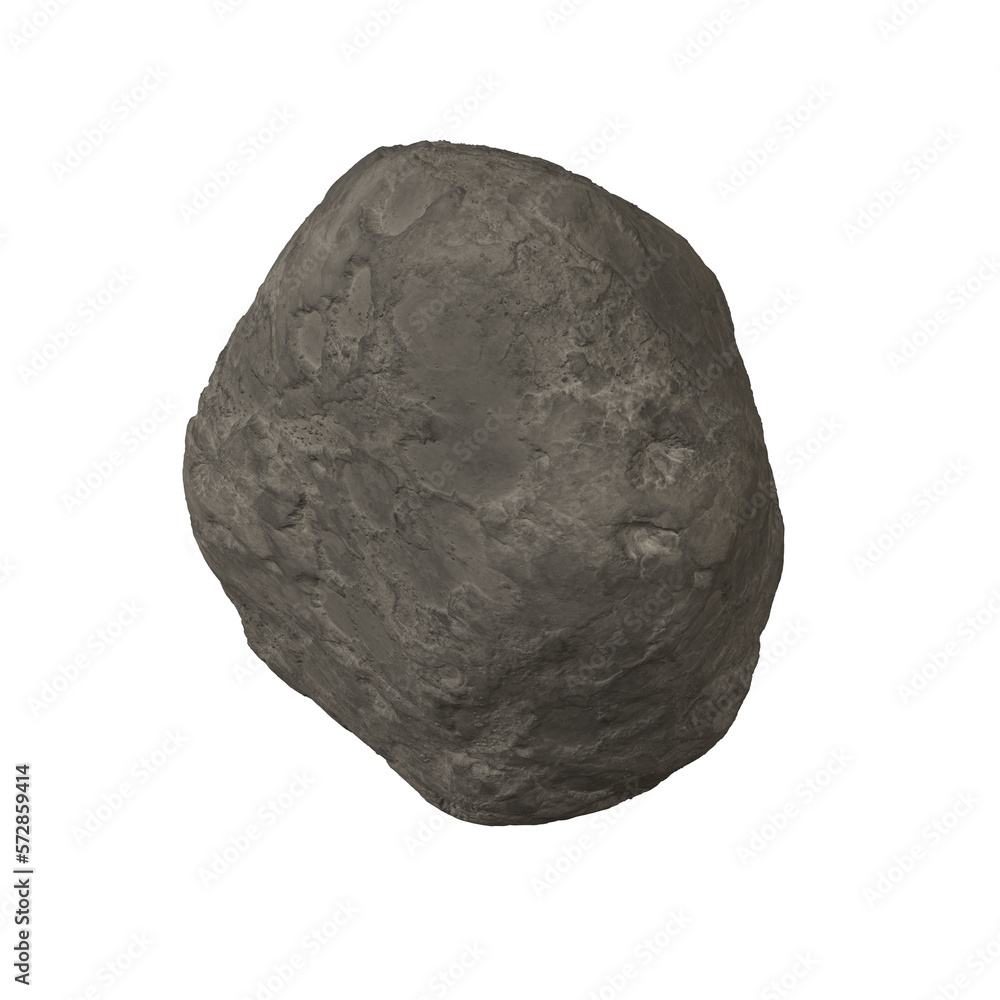 Asteroid Isolated transparent background 3D render
Asteroid Isolated transparent background 3D render