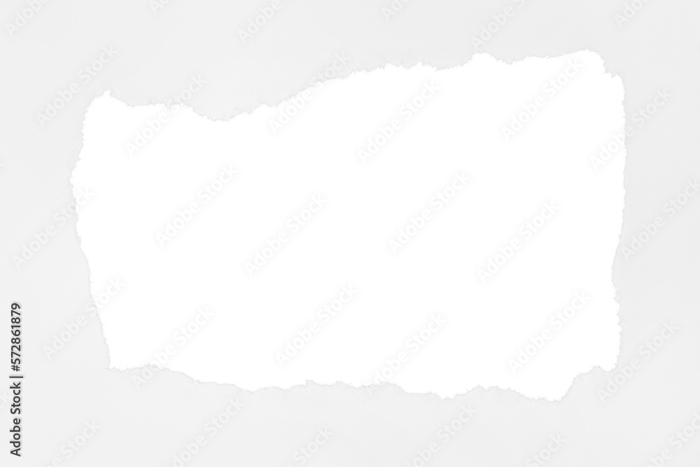 Torn white paper with shadow. Isolated Torn white paper with shadow. Isolated