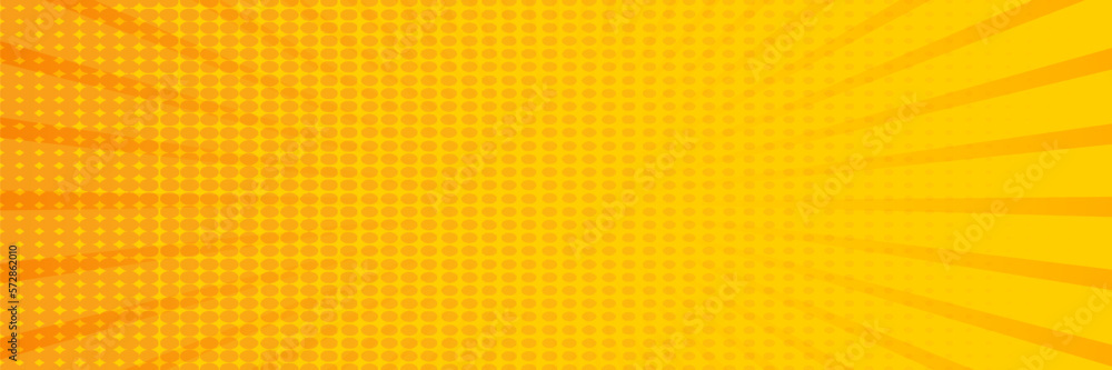 Orange pop art comic background. For speech bubble, message, book, cartoon cover, magazine. Cartoon halftone vintage backdrop. Retro pattern background for comic text. Sunburst background, vector Orange pop art comic background. For speech bubble, message, book, cartoon cover, magazine. Cartoon halftone vintage backdrop. Retro pattern background for comic text. Sunburst background, vector