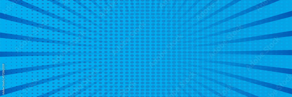 Blue pop art comic background. For speech bubble, message, text, book, cartoon cover, magazine. Cartoon halftone vintage backdrop. Retro pattern background for comic text. Sunburst background, vector Blue pop art comic background. For speech bubble, message, text, book, cartoon cover, magazine. Cartoon halftone vintage backdrop. Retro pattern background for comic text. Sunburst background, vector