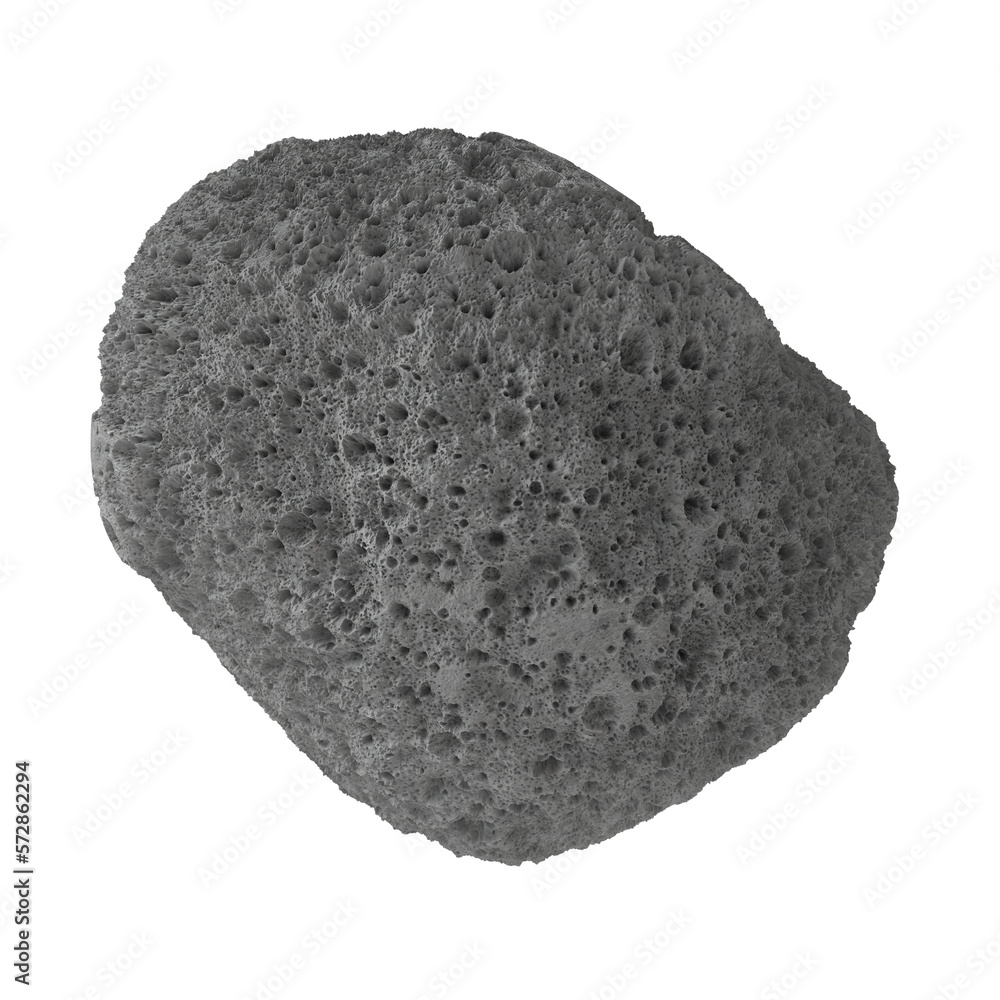 Asteroid Isolated transparent background 3D render
Asteroid Isolated transparent background 3D render