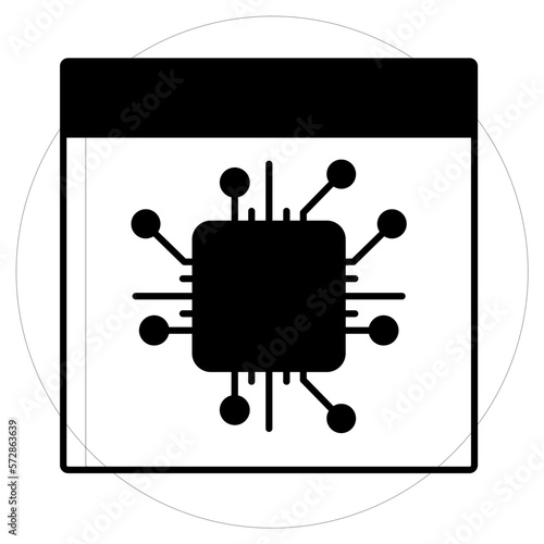 Internet browsing Vector Icon

