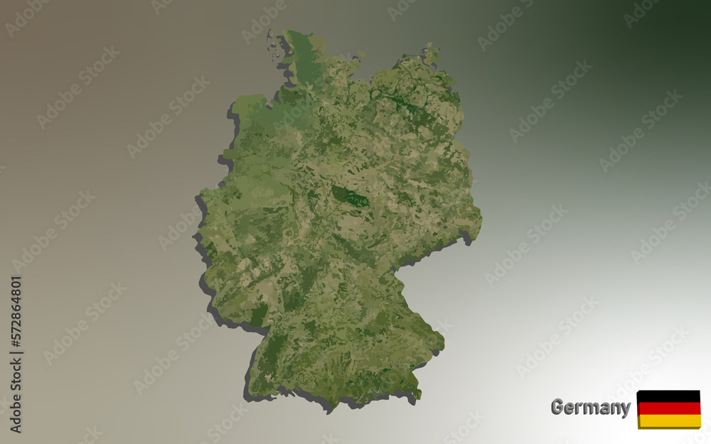 Germany Mosaic Map Germany Mosaic Map