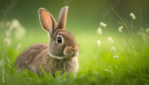  Rabbit in the Grass © neuralcanvas