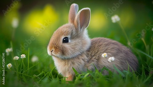  Rabbit in the Grass