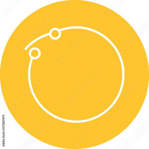 earring hoop Vector Icon
