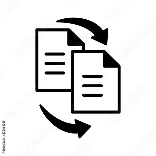File transferring Vector Icon


