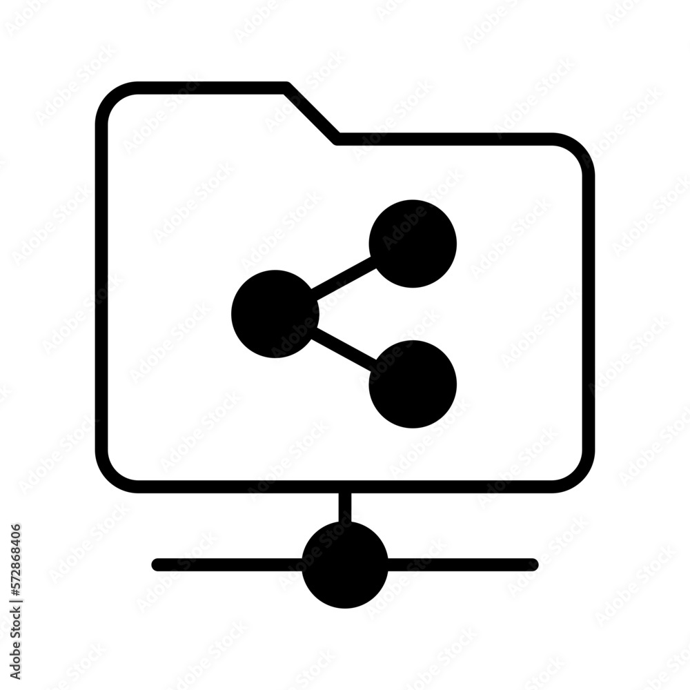 File sharing Vector Icon

