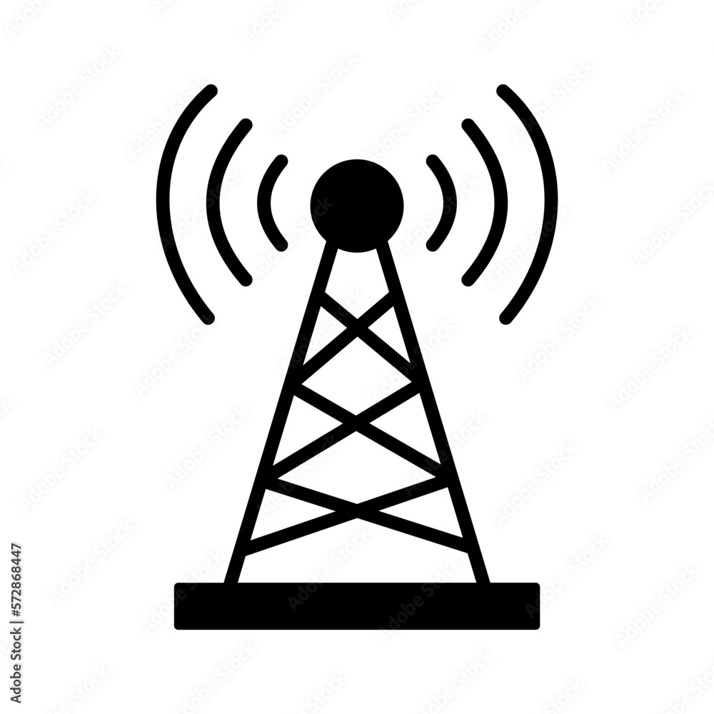 Wifi tower Vector Icon

