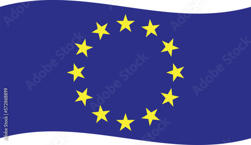 European union EU flag vector