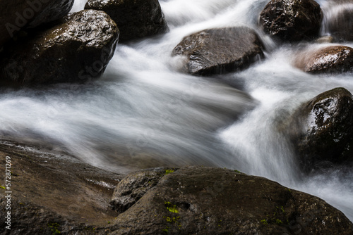 A Symphony of Motion  Slow Shutter Speed Pictures of Water and Rocks in Nature