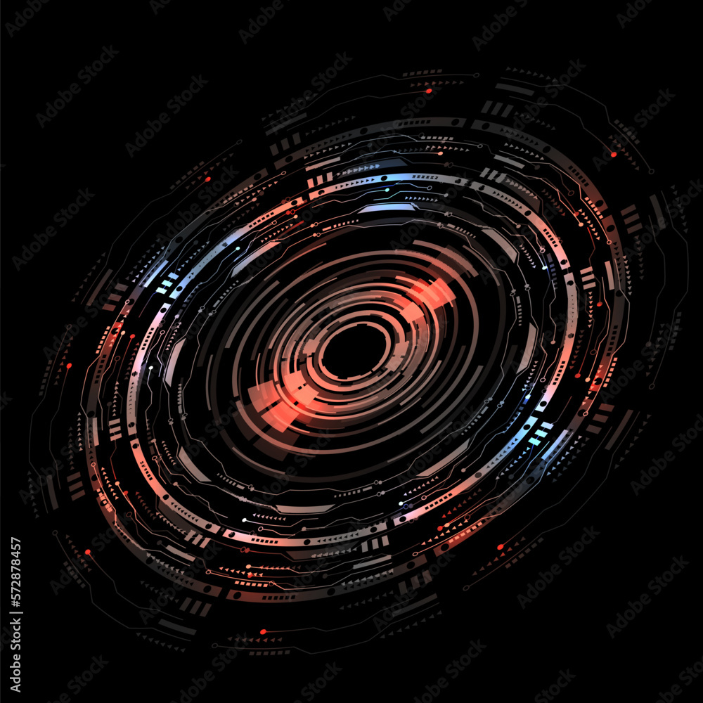 Sci fi futuristic user interface. Vector illustration. Sci fi futuristic user interface. Vector illustration.