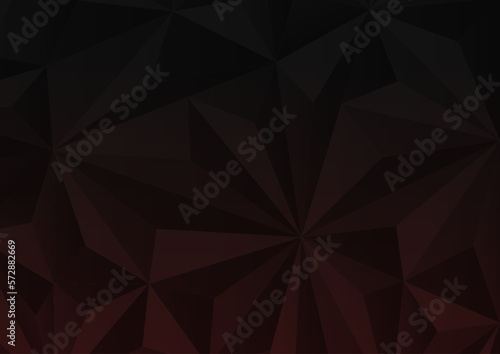 abstract low poly dark background with triangle shapes