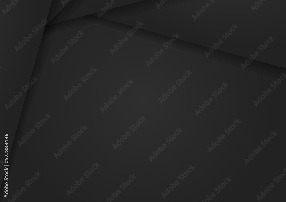 Abstract black paper background design with shadow Abstract black paper background design with shadow