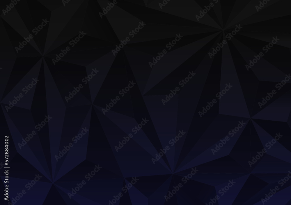 Obraz premium abstract low poly dark background with triangle shapes