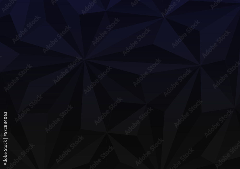 Obraz premium abstract low poly dark background with triangle shapes