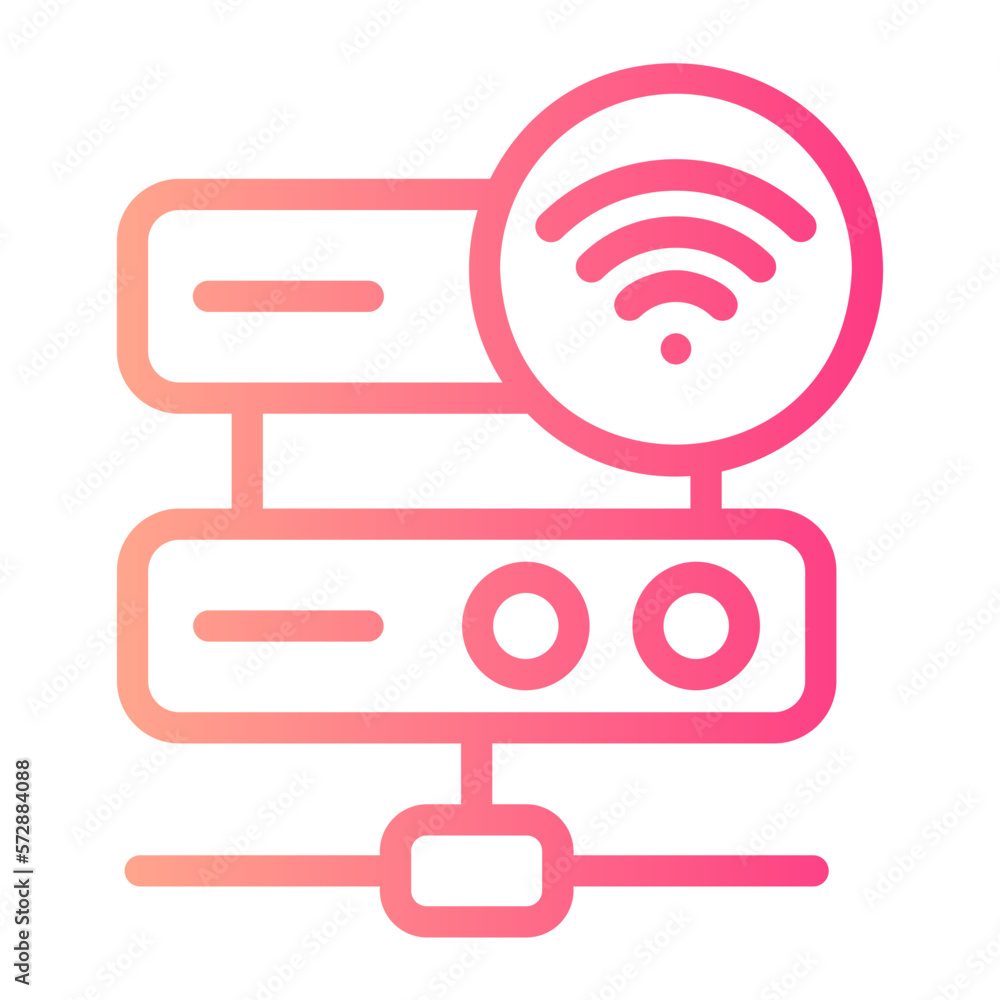 online server gradient icon