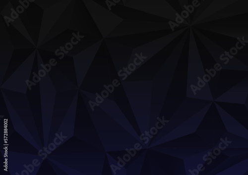 abstract low poly dark background with triangle shapes