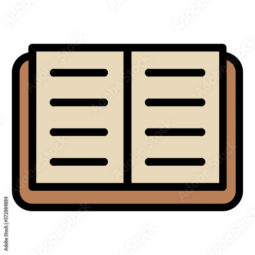 Law amendments color line icon
