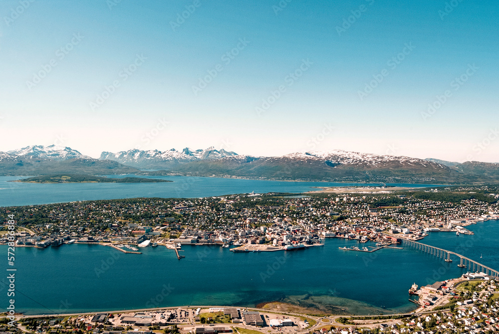 View of Tromso bridge - Tromso, Norway, Scandinavia