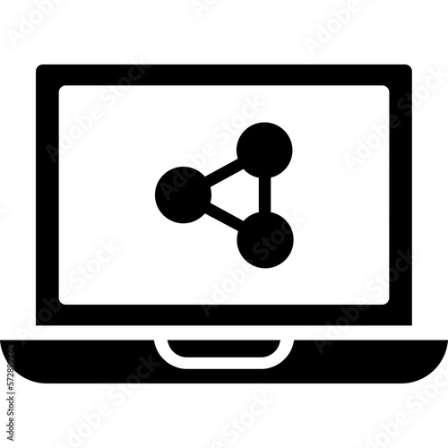Electron Line Vector Icon which can easily modify or edit

