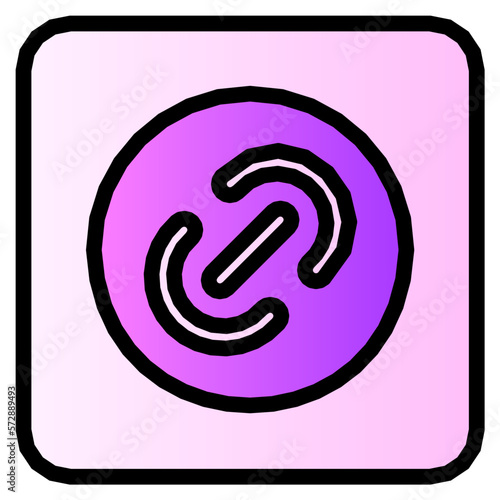 hyperlink gradient icon