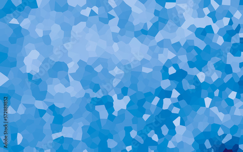 Illustrated on blue gradient polygon mosaic on glitter background. 