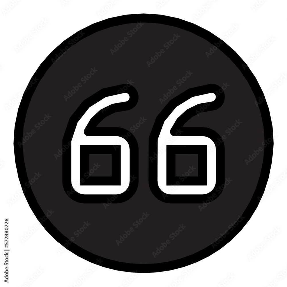 Obraz premium quote glyph icon