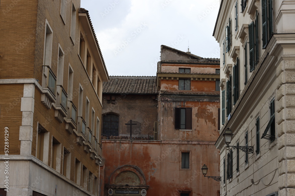 Classic architecture in Rome, Italy
