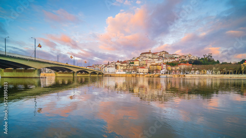 Coimbra city skyline, cityscape of Portugal