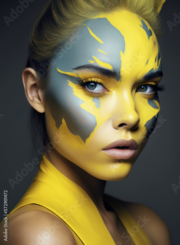 Wallpaper Mural Maquillaje para carnaval, maquillaje fantasía para halloween, maquillaje editorial para pasarela de moda  Torontodigital.ca