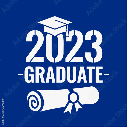 Happy graduation vector poster design