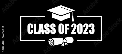 Class of 2023 vector banner design