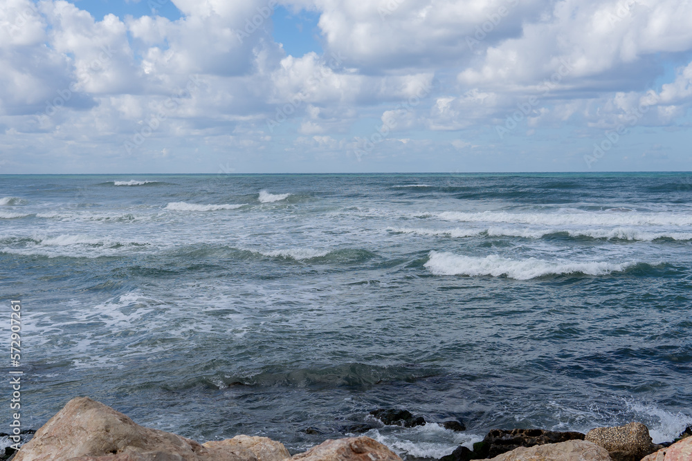 waves and rocks