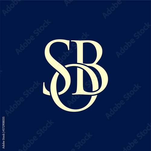 SOB letters for bussines or a company logo
