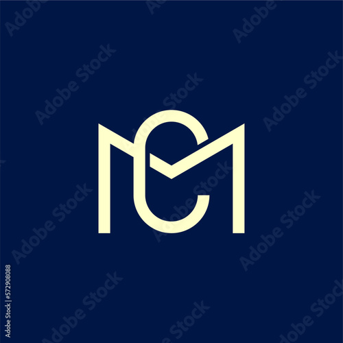 MC letters logo icon