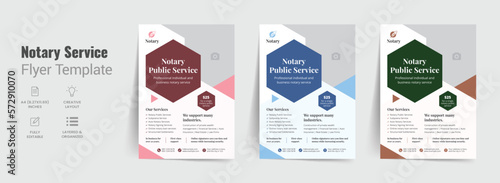 Notary Prospecting Flyer Template - Notary Signing Agent Pamphlet Design, Notary Signing Flyers, Loan Signing Agent, Notary Public