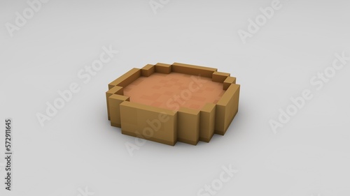 Wallpaper Mural pay original pixel 3d art Torontodigital.ca