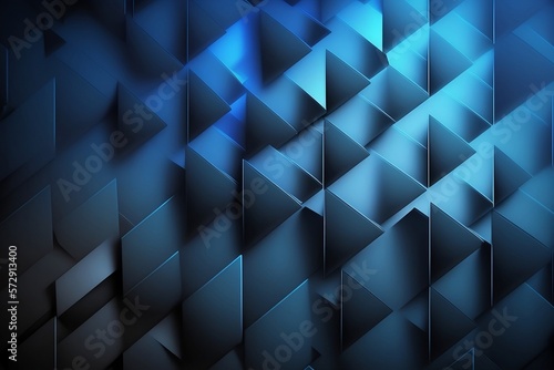 Abstract blue background with geometry shapes  Wallpaper