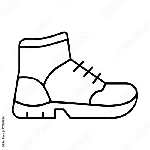 Boot Vector Icon Fully Editable

