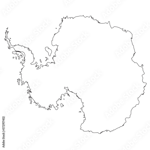 Map of Antarctica