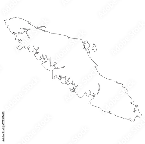 Map of Vancouver island