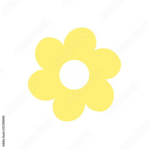 pola abstrak bunga daisy groovy antik. Desain permukaan Latar Belakang Vektor dari bunga retro, tekstil, alat tulis, kertas pembungkus, sampul. Gaya 60-an, 70-an, 80-an