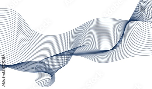 Blue wave vector illustration