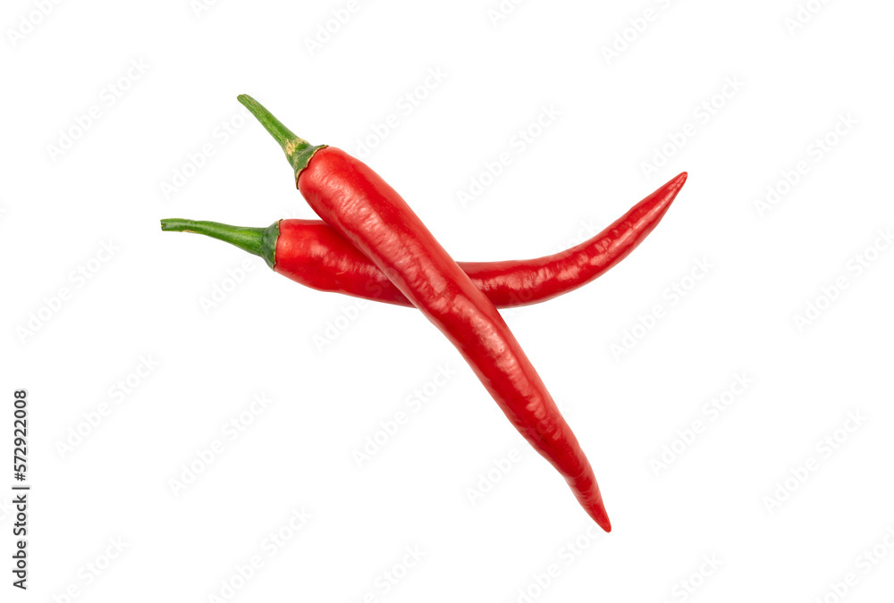 Group of red chili isolated Group of red chili isolated