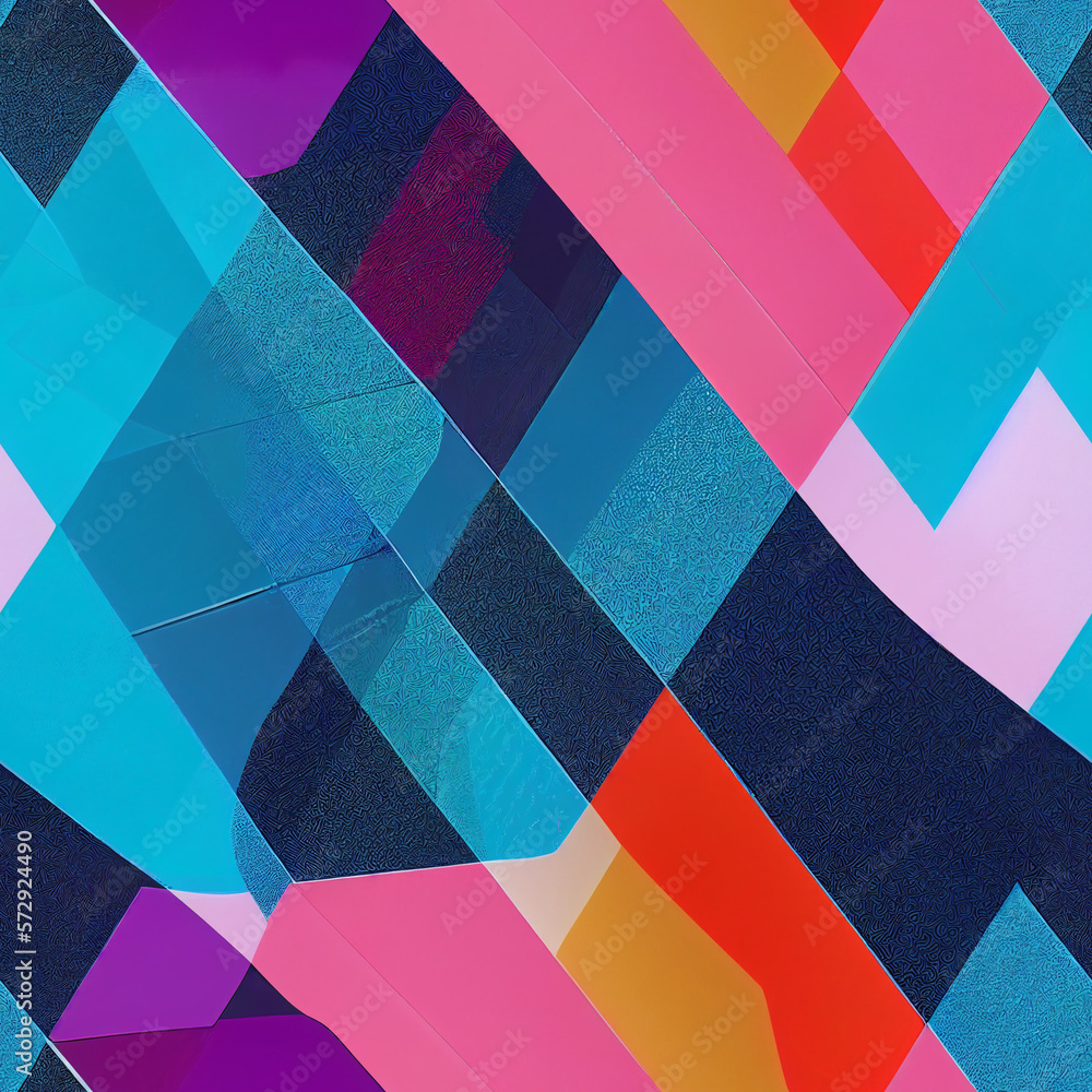 Abstract geometric cutouts